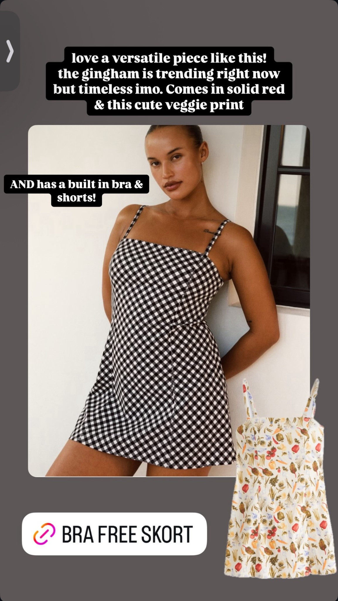 Versatile skort/dress with built in BRA & SHORTS! I’d wear size XL 

#LTKStyleTip #LTKSaleAlert #LTKMidsize