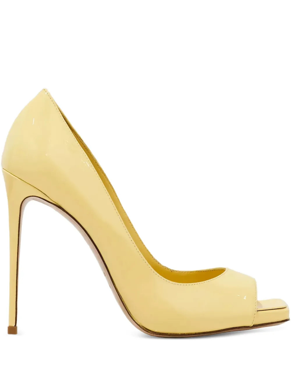 Le Silla patent stiletto pumps - Yellow | Farfetch Global