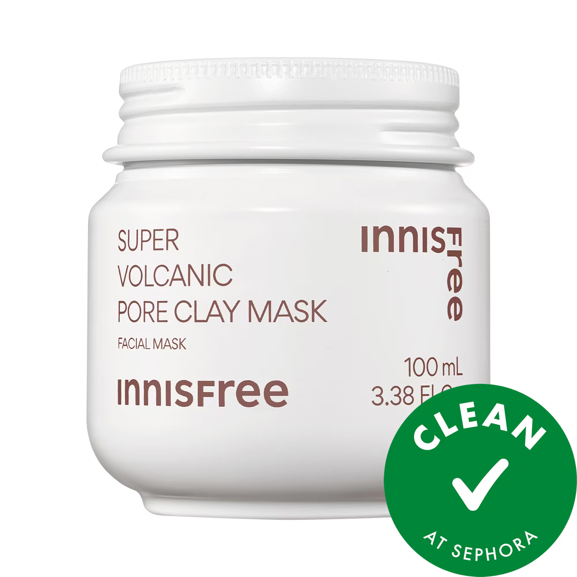 innisfree Super Volcanic AHA Pore Clearing Clay Mask 3.38 oz / 100 ml | Sephora (US)