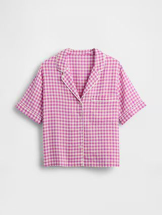 Linen-Blend PJ Shirt | Gap (CA)