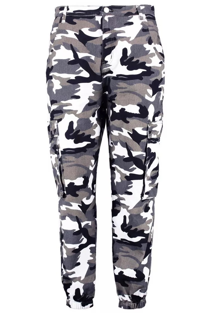 Plus Camo Cargo Jeans | Boohoo.com (UK & IE)