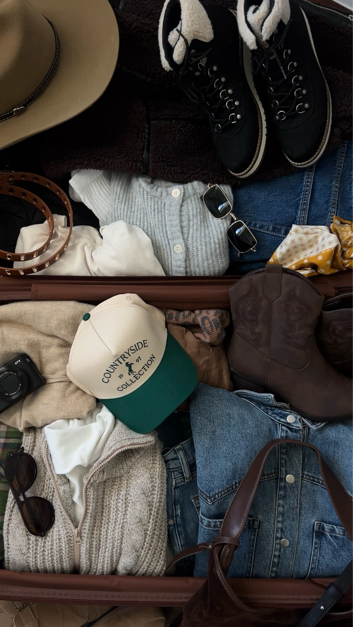 packing 🧳 #outwest #westernstyle #outfitinspo #amazonfinds #country #wyoming #montana #jackson 

#LTKFindsUnder50 #LTKFindsUnder100