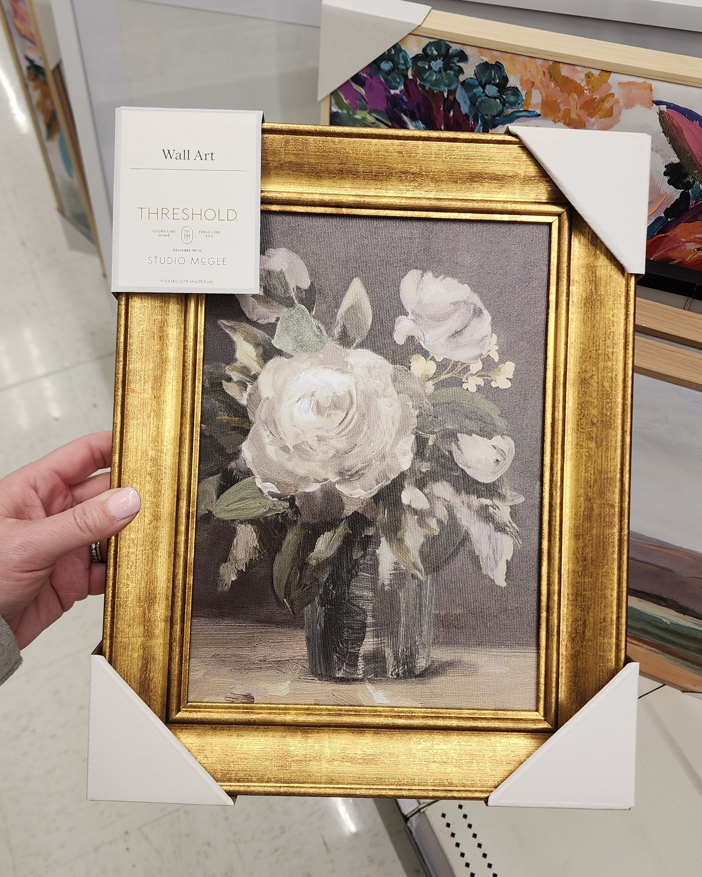 Studio McGee gold frame painting ✨

#LTKFindsUnder50 #LTKHome