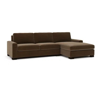 Jonie 115" 2-Piece Upholstered Chaise Sectional | Wayfair North America