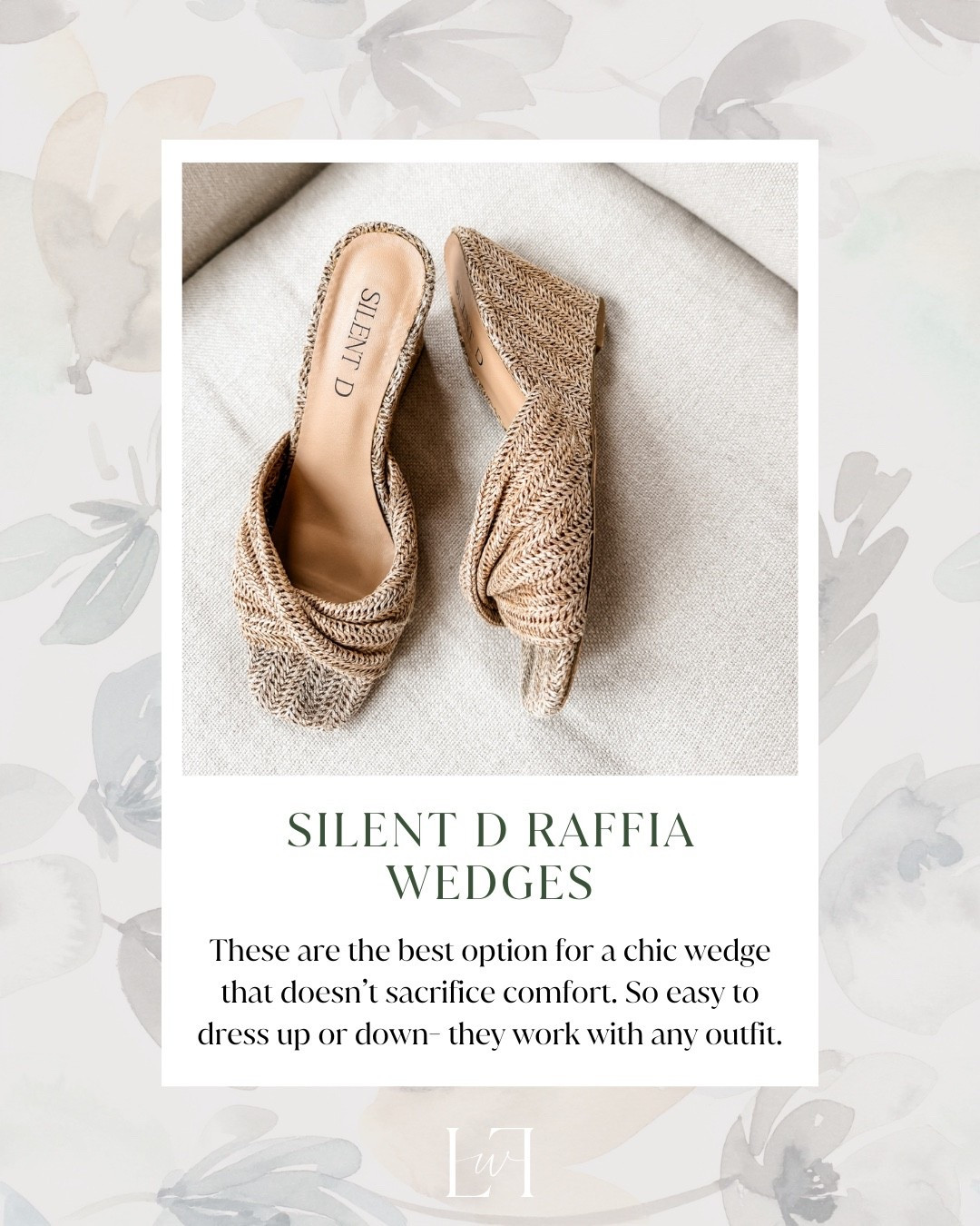 These quickly became our go-to wedge for warmer months. Chic, supportive, and easy to dress up or down with almost any outfit.

Life with Loverly, Loverly grey, cute raffia wedges, chic everyday shoes, versatile wedge sandals

#LTKootd #LTKSeasonal #LTKgrwm