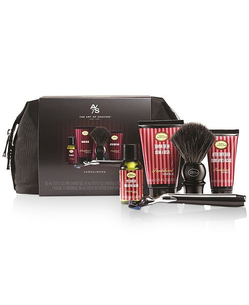 The Men's 6-Pc. Mid-Size Morris Park Sandalwood Travel Set | Macys (US)