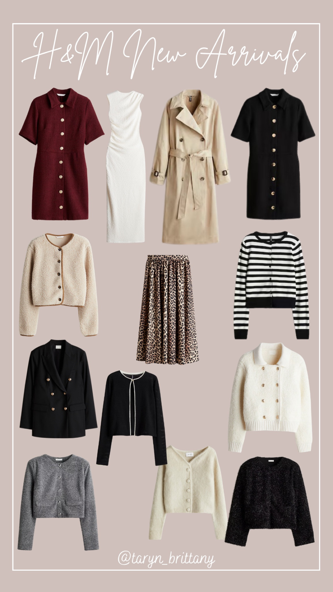 H&M New Arrivals 20% off $75 + free shipping for members ❤️

Work dress 
Trench coat 
Blazer 
Cardigan 
Leopard skirt 

#LTKWorkwear #LTKFindsUnder100 #LTKSaleAlert