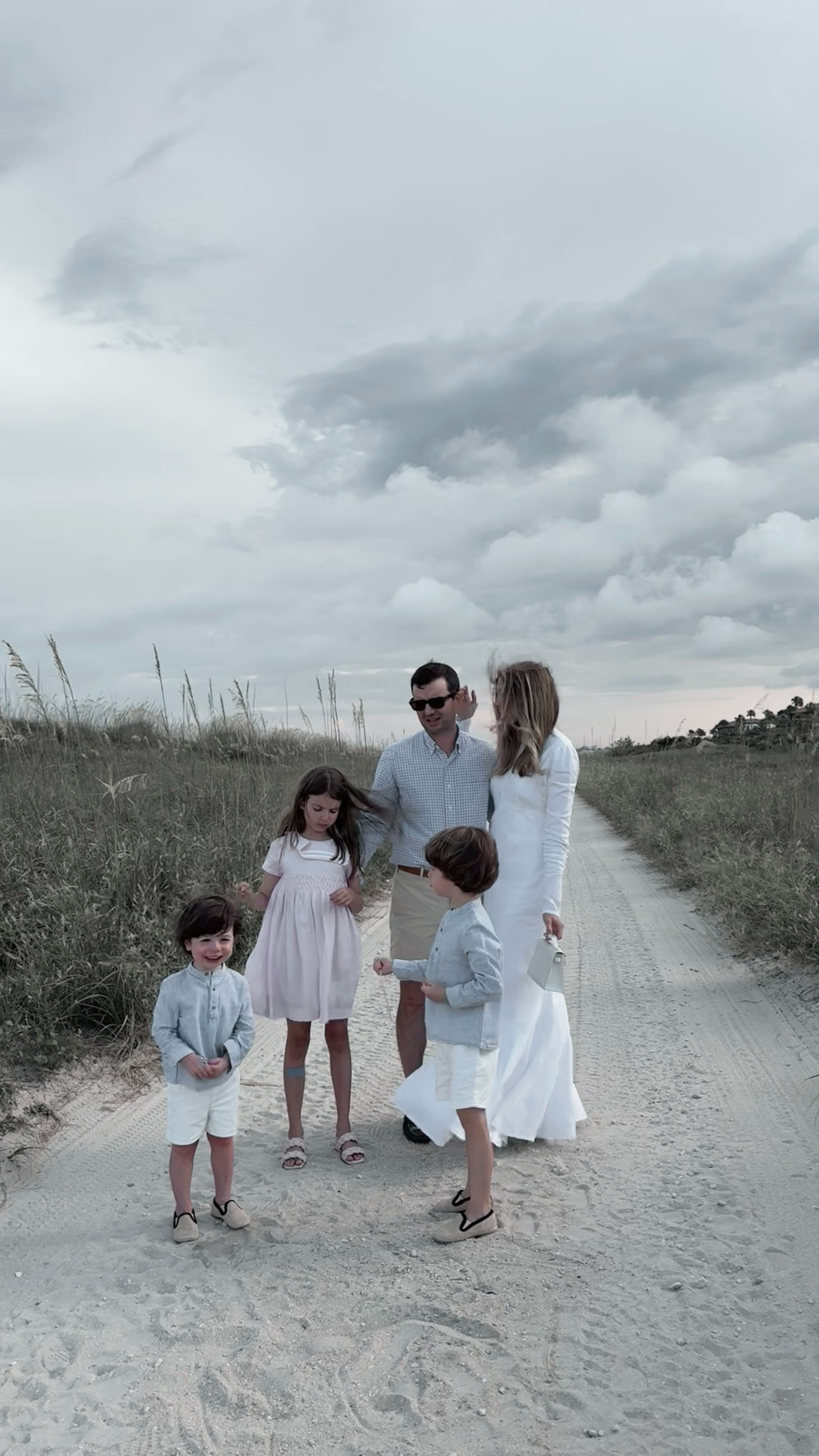Summer family photos! The wind got the best of my hair, but outfits were cute. Dress is under $100 and is a forgiving fit. 

#LTKTravel #LTKSeasonal #LTKSummerEdit