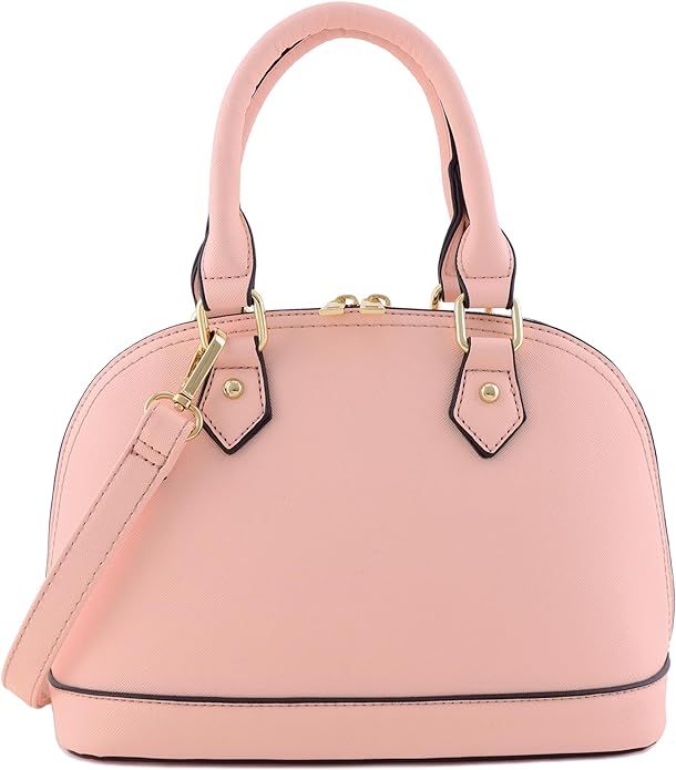 Zip-Around Saffiano Classic Dome Satchel | Amazon (US)