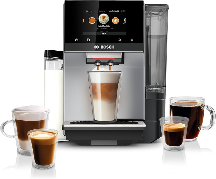 Bosch 800 Series Fully Automatic Espresso and Coffee Machine – 36 Drinks with Coffee World, Col... | Amazon (US)