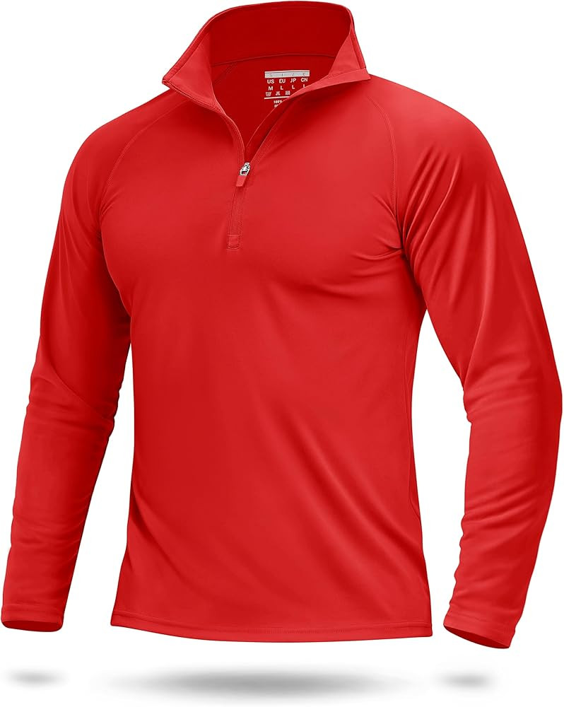 Boladeci Men's UPF 50+ Sun Shirts 1/4 Zip Long Sleeve SPF UV Protection Lightweight Quick Dry Qua... | Amazon (US)