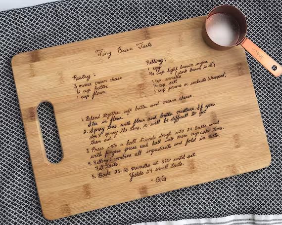Recipe Cutting Board, Grandma's Handwritten Recipe, Personalize Cutting Board, Grandma Gift, Gift... | Etsy (US)