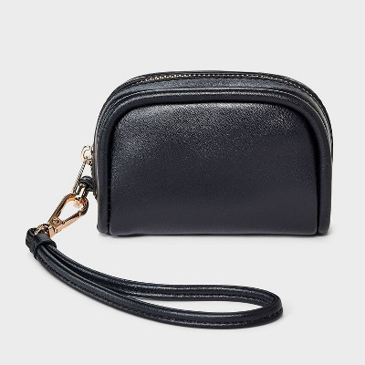 Zipper Wallet Wristlet - A New Day™ Black | Target