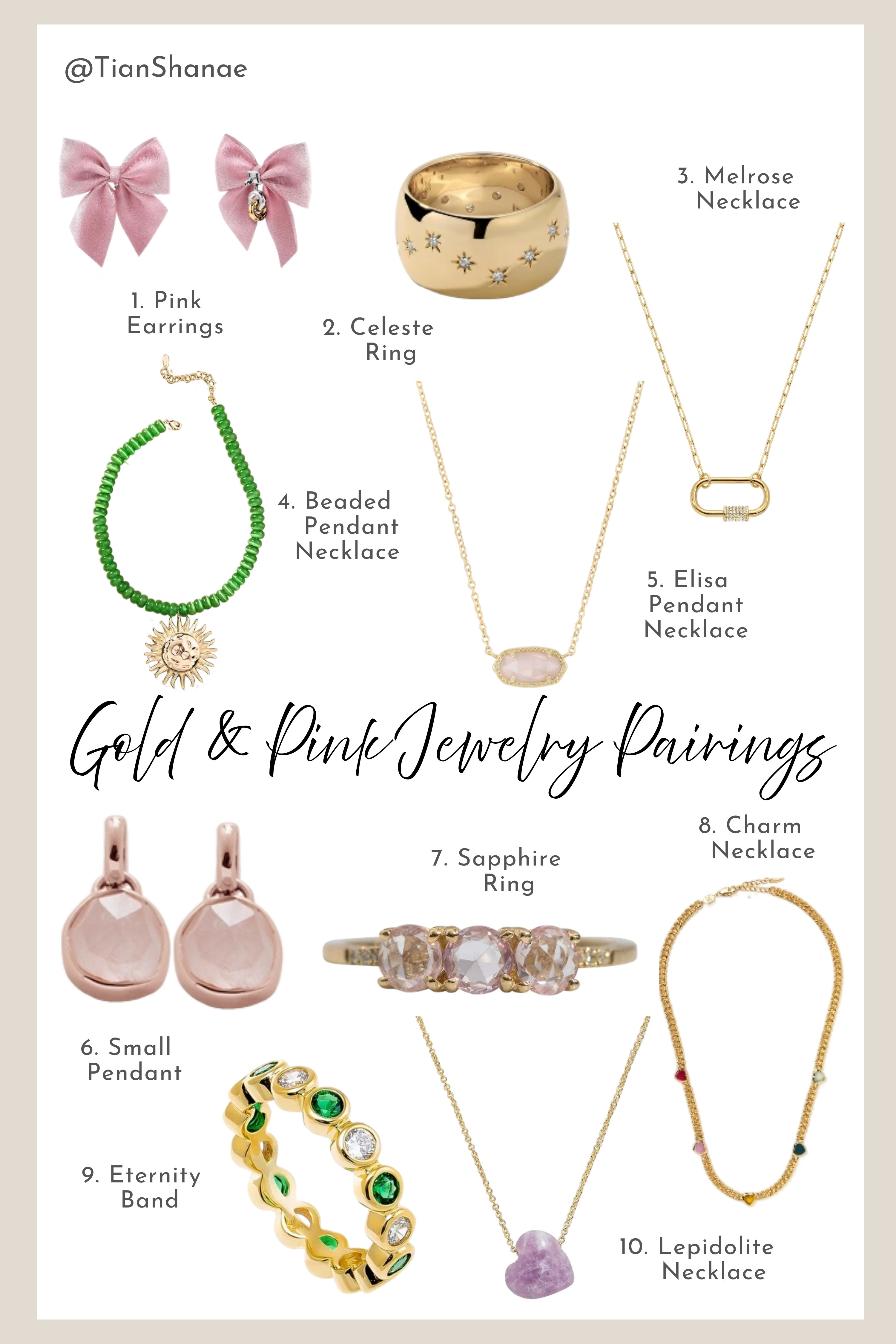 Elevate your style with these stunning gold and pink jewelry pairings. The perfect blend of elegance and modern flair, these pieces are designed to complement any outfit from day to night. Tap to shop these beautiful jewelry sets and find your new favorites. #GoldJewelry #PinkAesthetic #JewelryPairing 

 #LTKValentine #LTKgrwm #LTKootd