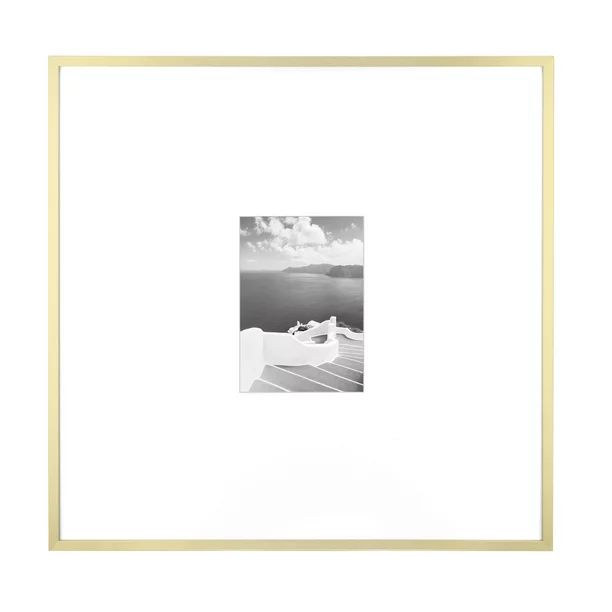Better Homes & Gardens 18x18 Matted to 5x7 Gold Wall Picture Frame - Walmart.com | Walmart (US)