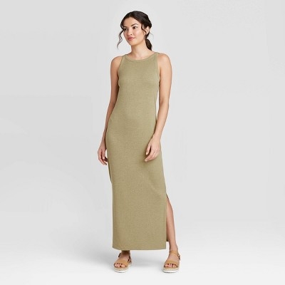 Women's Sleeveless Rib Knit Dress - A New Day™ | Target