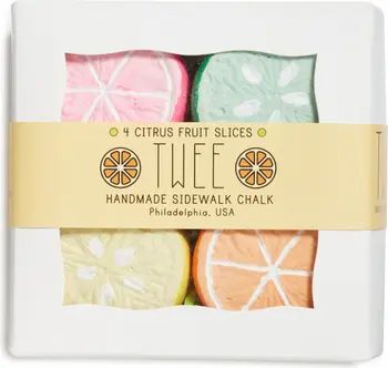 TWEE 4-Pack Citrus Slices Sidewalk Chalk | Nordstrom | Nordstrom