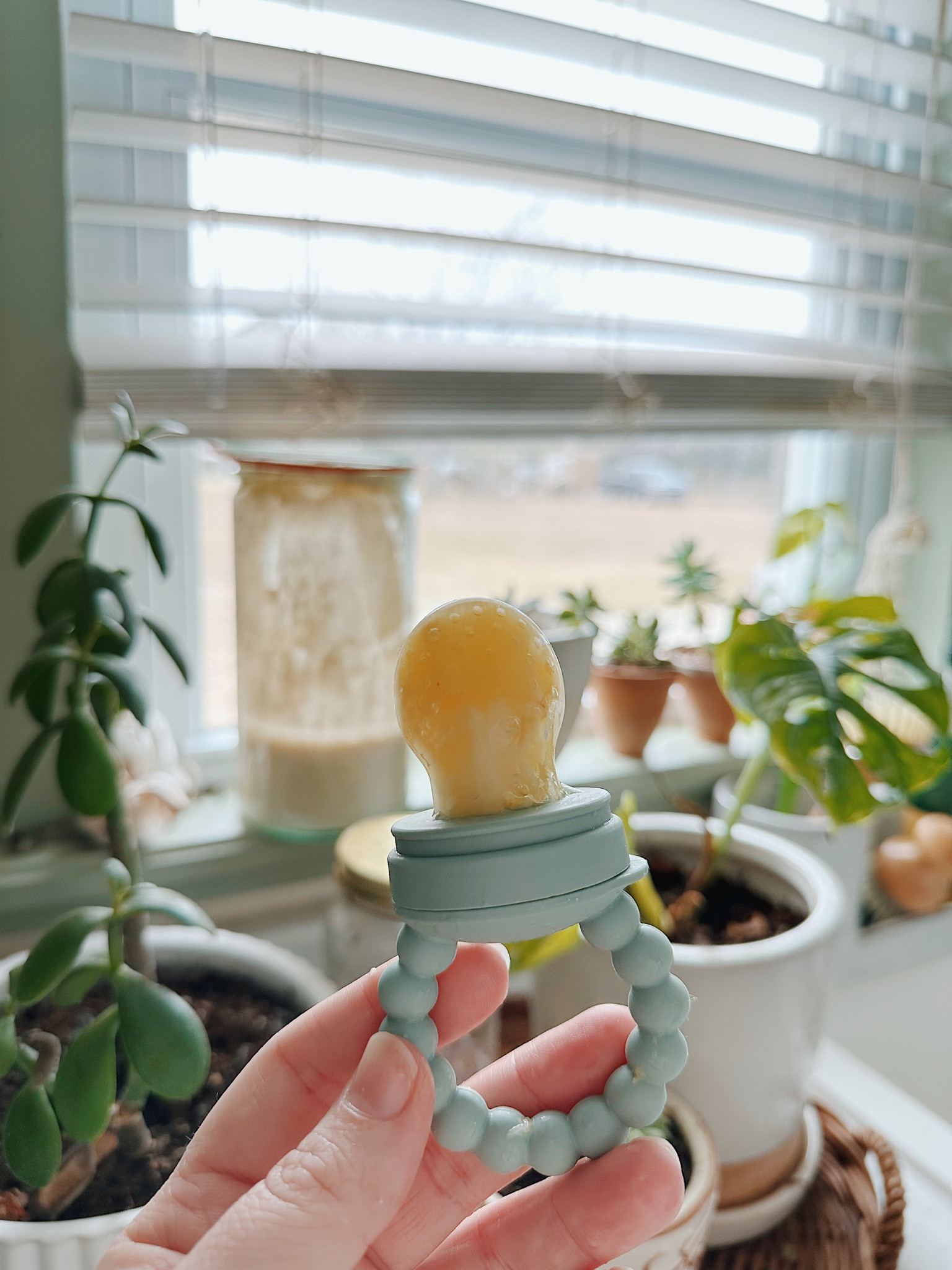 If you have a teething child, go ahead & get this. 🤪🤌🏻 

It’ll be the best $4 you ever spend! Great quality & I love that she can basically teethe on the entire thing since it’s silicon. We love adding frozen fruit in hers 🍍 

#LTKbaby #LTKbump #LTKkids