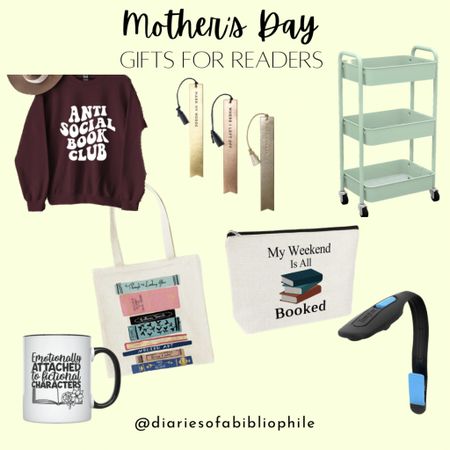 Mother’s Day, Mother’s Day gifts, Mother’s Day gift, Mother’s Day gift for readers, Mother’s Day gift ideas, book cart, book sweater, bookish items, book gifts, book light, coffee mug, travel tote, bookmarks

#LTKGiftGuide #LTKhome #LTKunder50