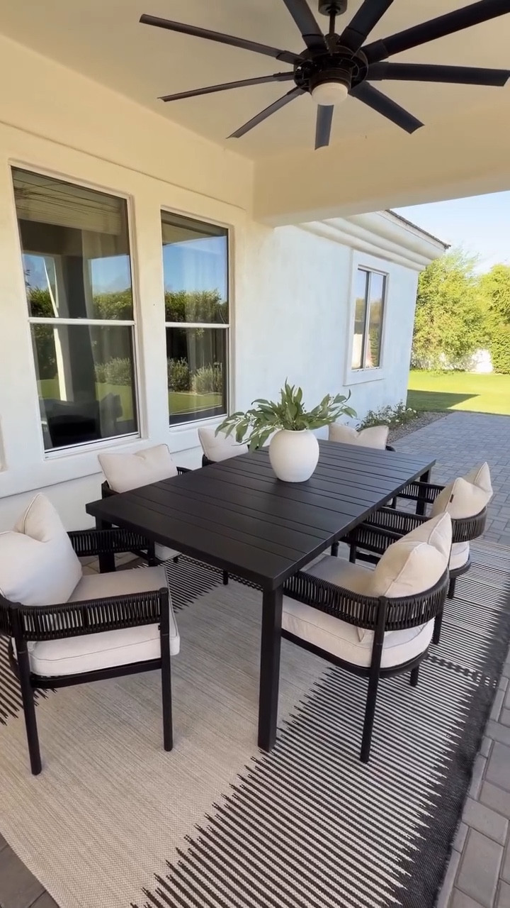 I’m so impressed with this @grandpatiooutdoor Amazon outdoor dining set! We also got the couch and chair set from the same collection and it’s so good too! I’ll show you soon! 

The rug and furniture are both on sale! 

#outdoorfurniture #amazonoutdoor #targetoutdoor #affordablefurniture #wherethehellismyhusband

#LTKHome #LTKSaleAlert #LTKSeasonal