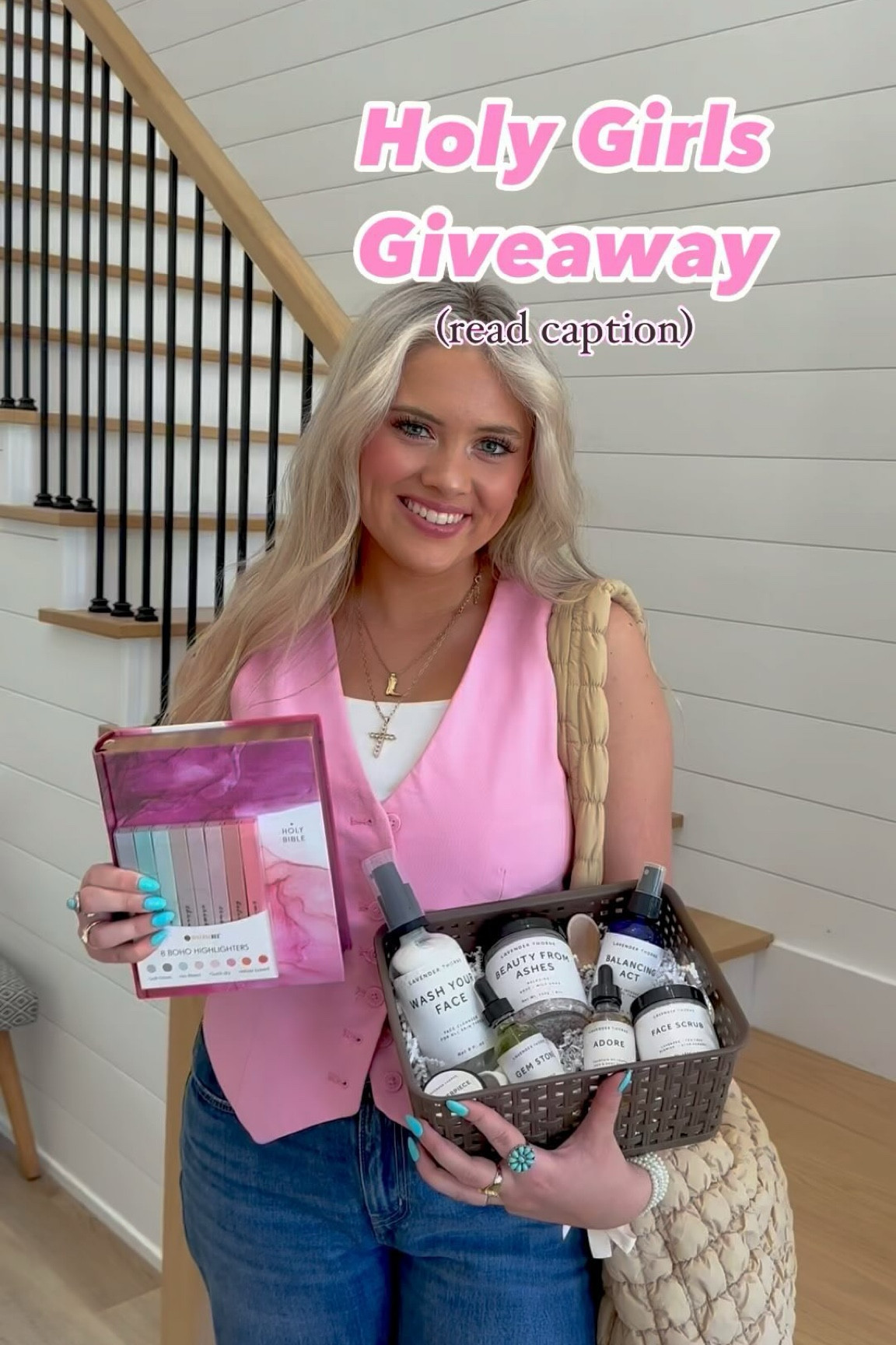 ANOTHER CHANCE TO ENTER!!!!! 

Holy Girls Giveaway🎀✝️

✨Over $350 Value✨

TO ENTER: 

FOLLOW: @Malachi_Dawson_ & @thelavenderthorne

+ LIKE this reel! Every comment, tag & share is an extra entry! 🥰(Soo tag all your Jesus lovin’ besties) 

BONUS: Follow me (Malachi) on LTK - My LTK is linked in my bio, plus you get to see and shop all my favorite products and brands! 💁🏼‍♀️

@thelavenderthorne and I got together to create a Holy Girls Giveaway with my favorite products, highlighters, purse and of course completed with my favorite BIBLE! 🙌🏻✨ We can’t wait to see who wins! Winner will be picked September 23rd! 

🎀Giveaway Includes🎀
Lavender Thorne Products⬇️
Gemstone (Pre Cleanse Face Oil)
Wash Your Face (Face Wash)
Face Scrub
Adore (Facial Serum)
Masterpiece (Moisturizer)
Balancing Act (Facial Toner)
Beauty From Ashes (Bath Soak)
The Cutest Puffy Purse 
Highlighters 
Annnnnndddd My Fav Bible! 🙏🏻
……………………………………………………………………
This giveaway is not affiliated with Instagram #ad