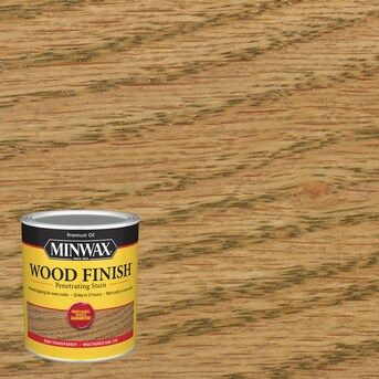 Minwax  Wood Finish Oil-Based Weathered Oak Semi-Transparent Interior Stain (1-Quart) | Lowe's