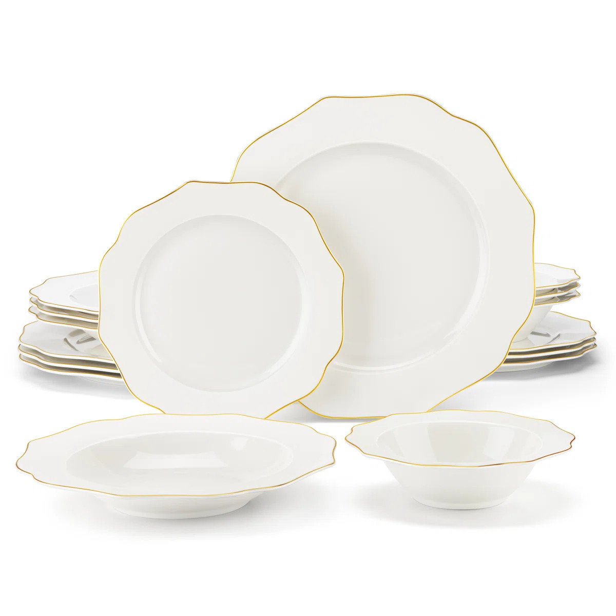 Vancasso  Dinnerware - Set of 16 & Reviews | Wayfair | Wayfair North America