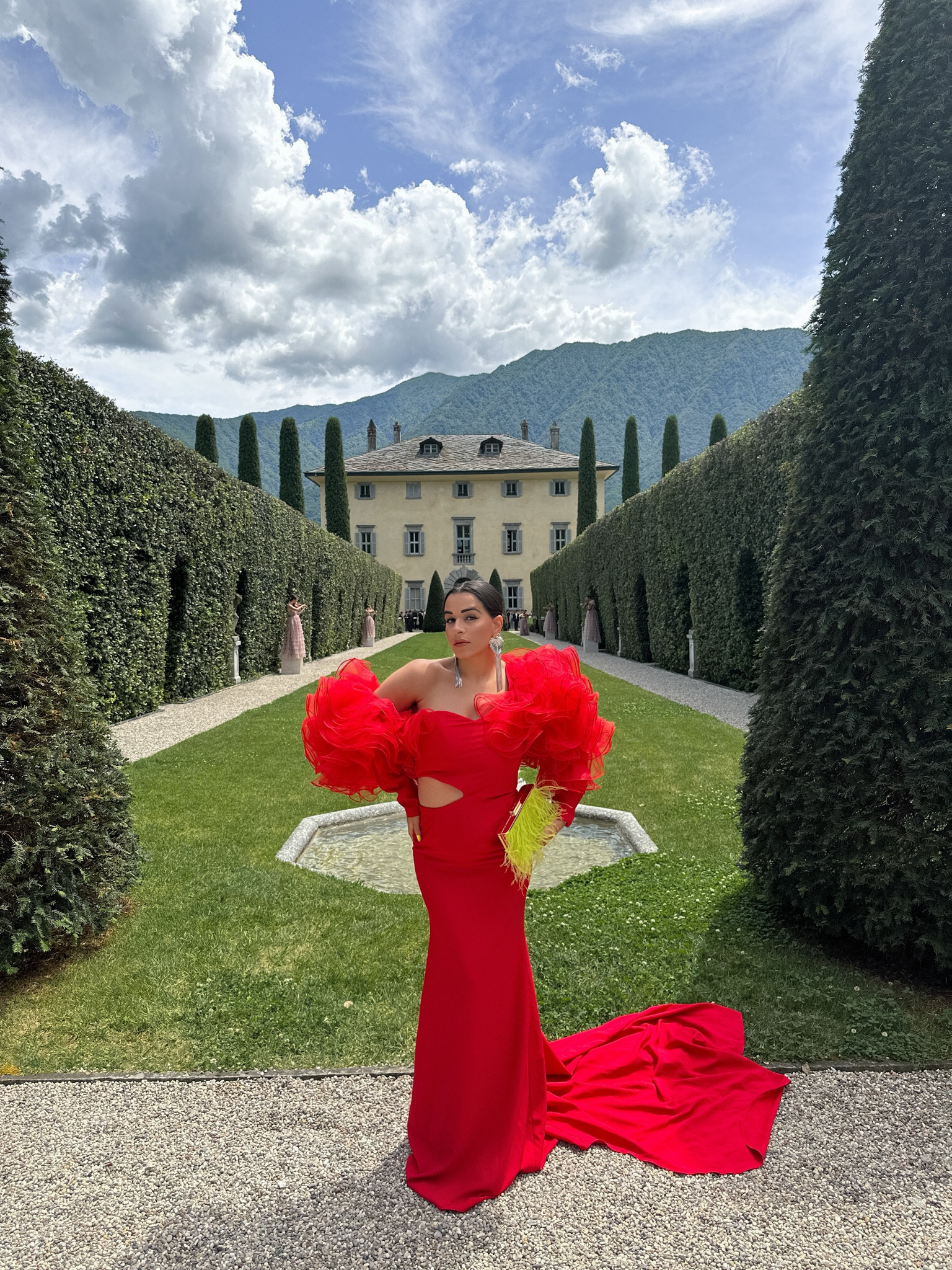 Absolutely in awe of this Ana Radu Off-shoulder ruffled gown! Wore this to a gorgeous Wedding in Lake Como, Italy! 

Follow my shop @Nardinemarie on the @shop.LTK app to shop this post and get my exclusive app-only content!

#LTKStyleTip #LTKBeauty #LTKTravel