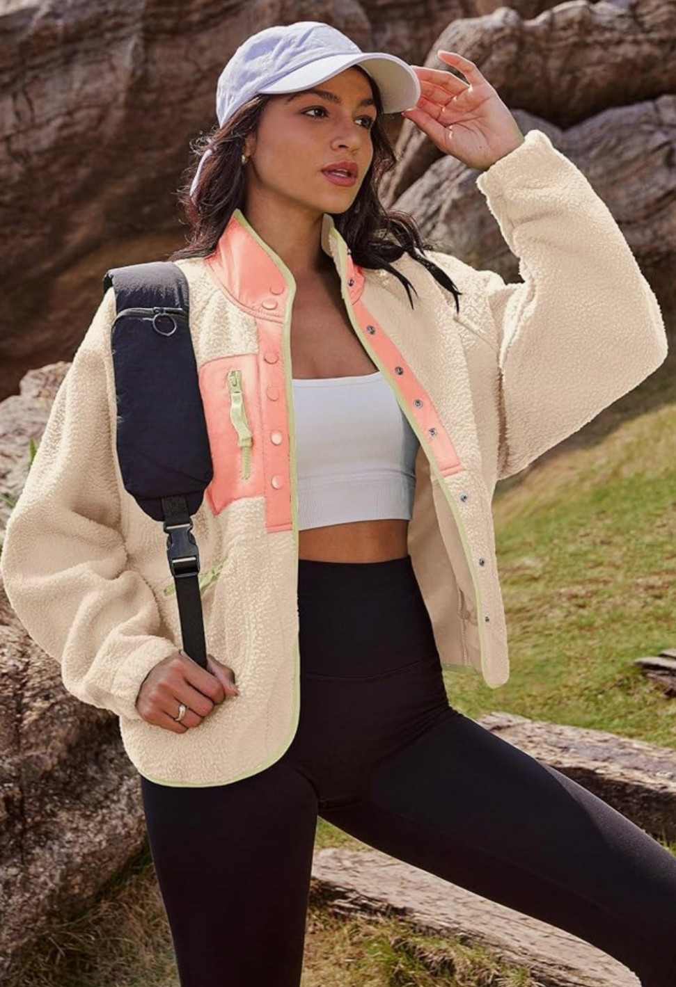 Find in my Lake + Pine Collection.🏔️ This fuzzy button-down sherpa jacket is cozy, warm, and perfect for hiking trails, cabin mornings, and crisp outdoor adventures. Effortless layers with laid-back mountain vibes. 

Shop now and head for the pines.🌲

#LTKU #LTKMidsize #LTKSeasonal