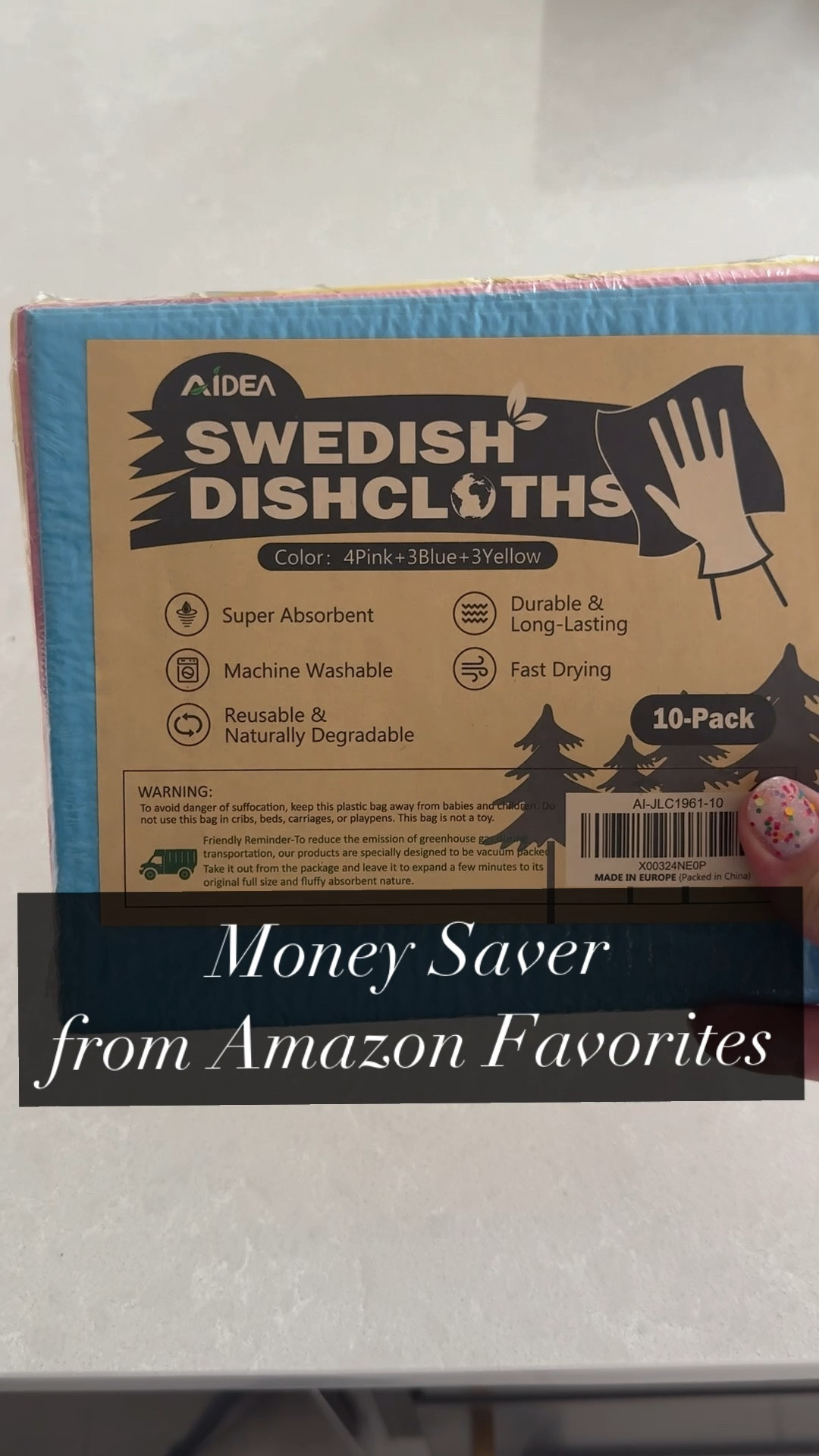 Saving money, saving the planet! 🌍✨
Say goodbye to paper towels and hello to HOMEXCEL Swedish Dishcloths! 🧽 These reusable, super absorbent cloths are perfect for dishes, counters, and everything in between. Plus, they’re budget-friendly and eco-conscious! 💚
Shop them in my LTK and start saving today! 🛒
#LTKhome #sustainableliving #kitchengoals #home #sustainable  

#LTKSaleAlert #LTKWatchNow #LTKHome