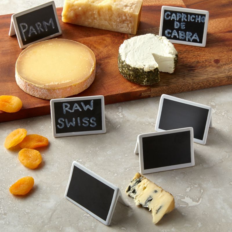 Mini Chalkboard Stands, Set of 6 + Reviews | Crate & Barrel | Crate & Barrel