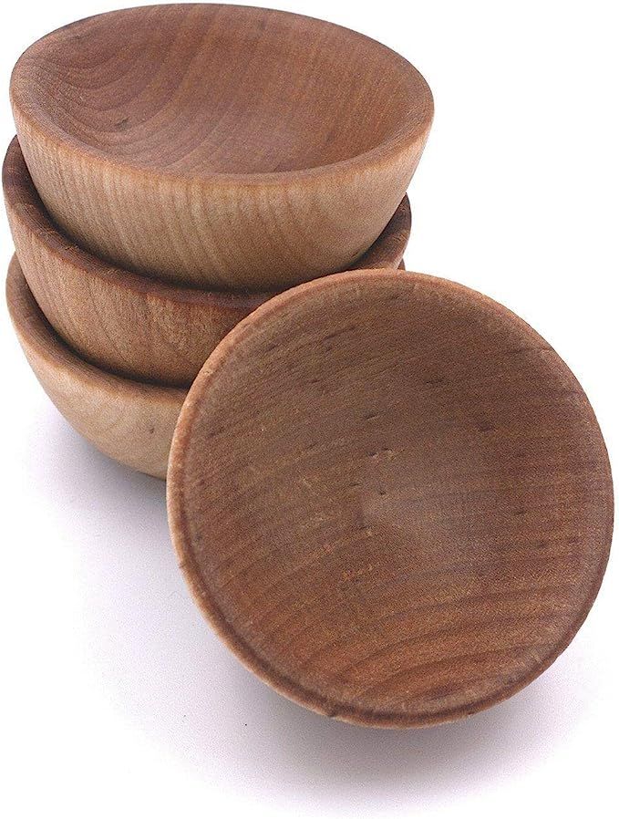 Lamson TreeSpirit Condiment Cups, 2-1/2" x 1-3/8", Set of 4, North American Hardwood | Amazon (US)