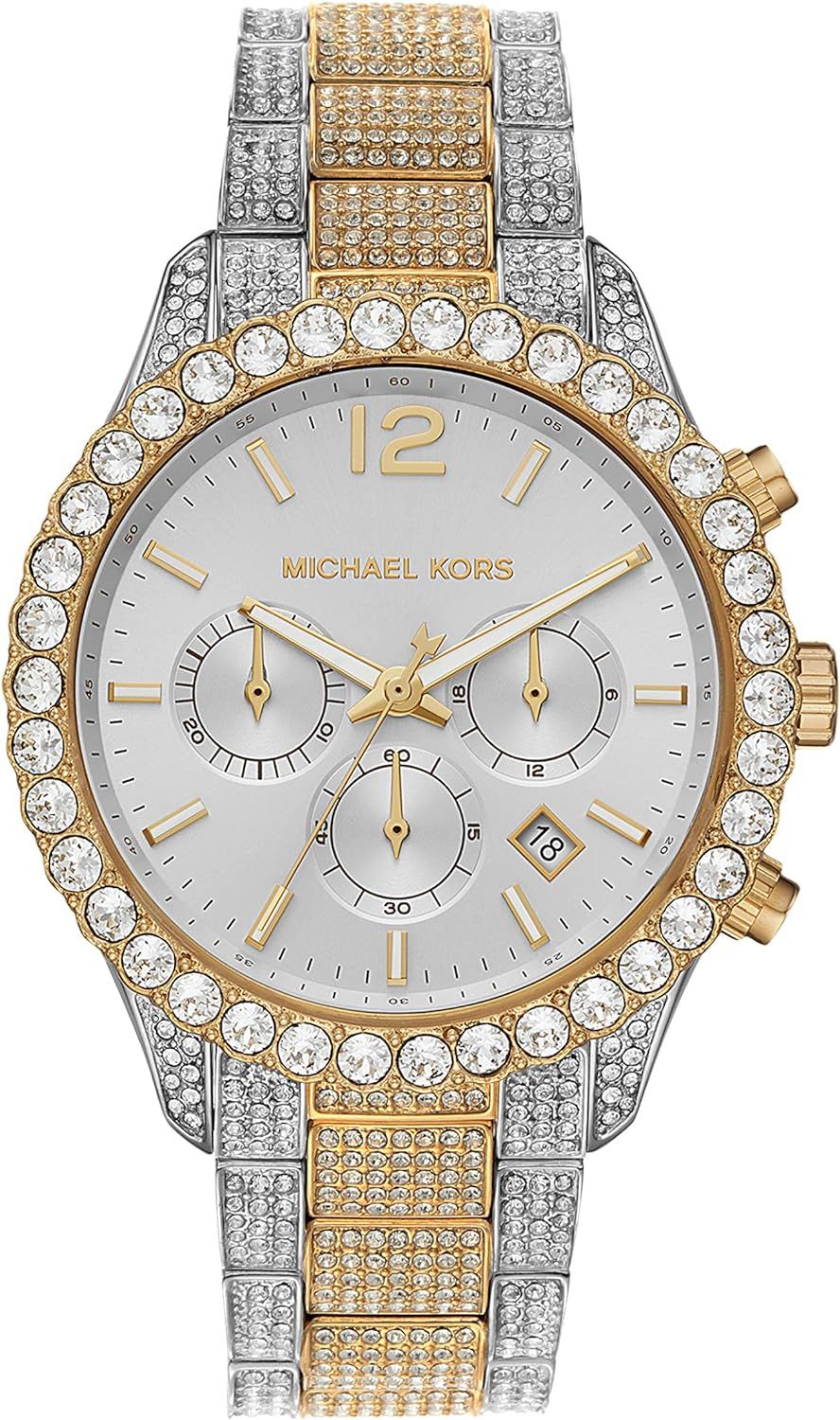Michael Kors Layton Chronograph Stainless Steel Watch | Amazon (US)
