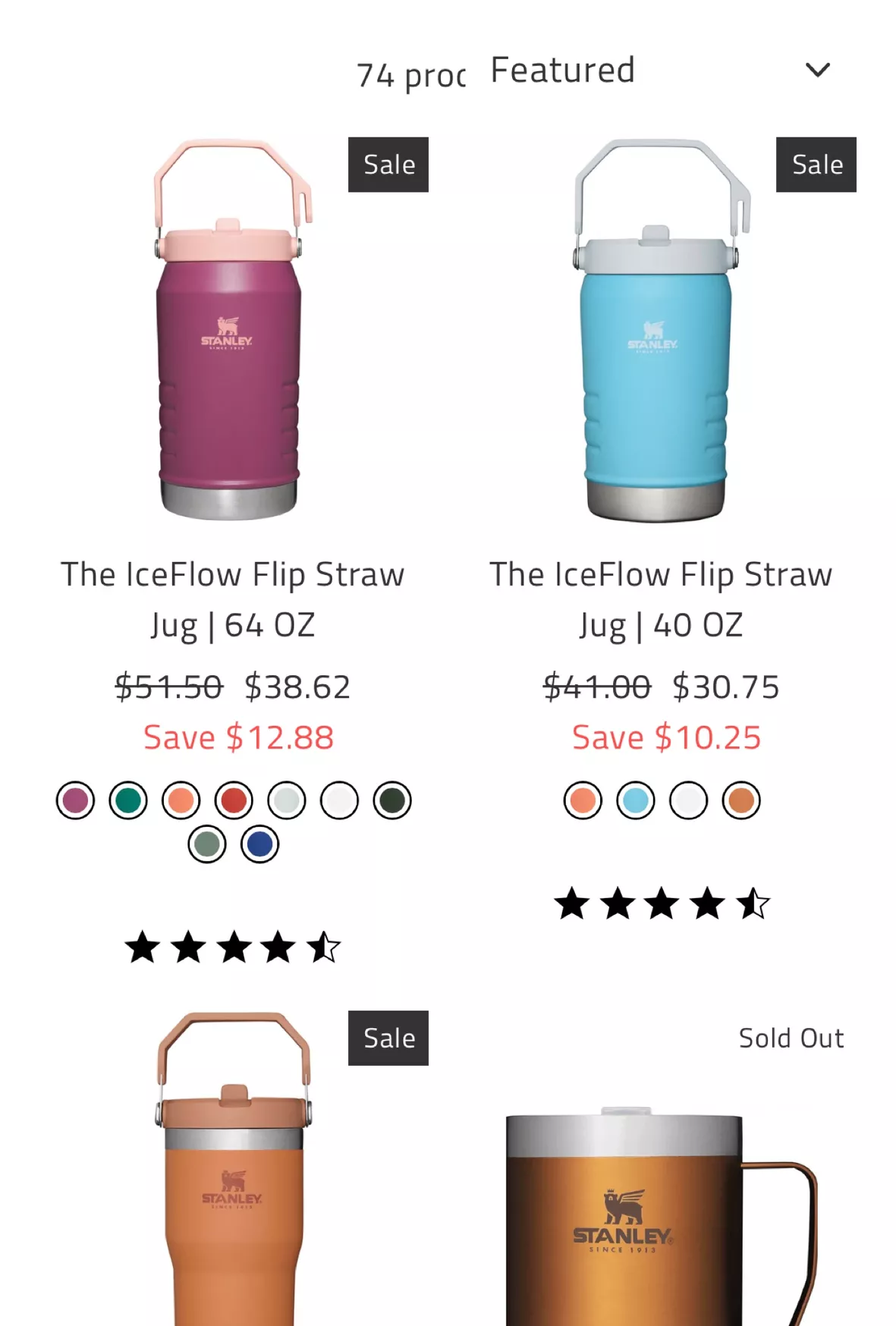 Stanley / The IceFlow Flip Straw Jug 64 oz