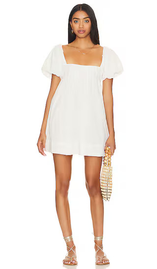 Marina Mini Dress in Ivory | Revolve Clothing (Global)