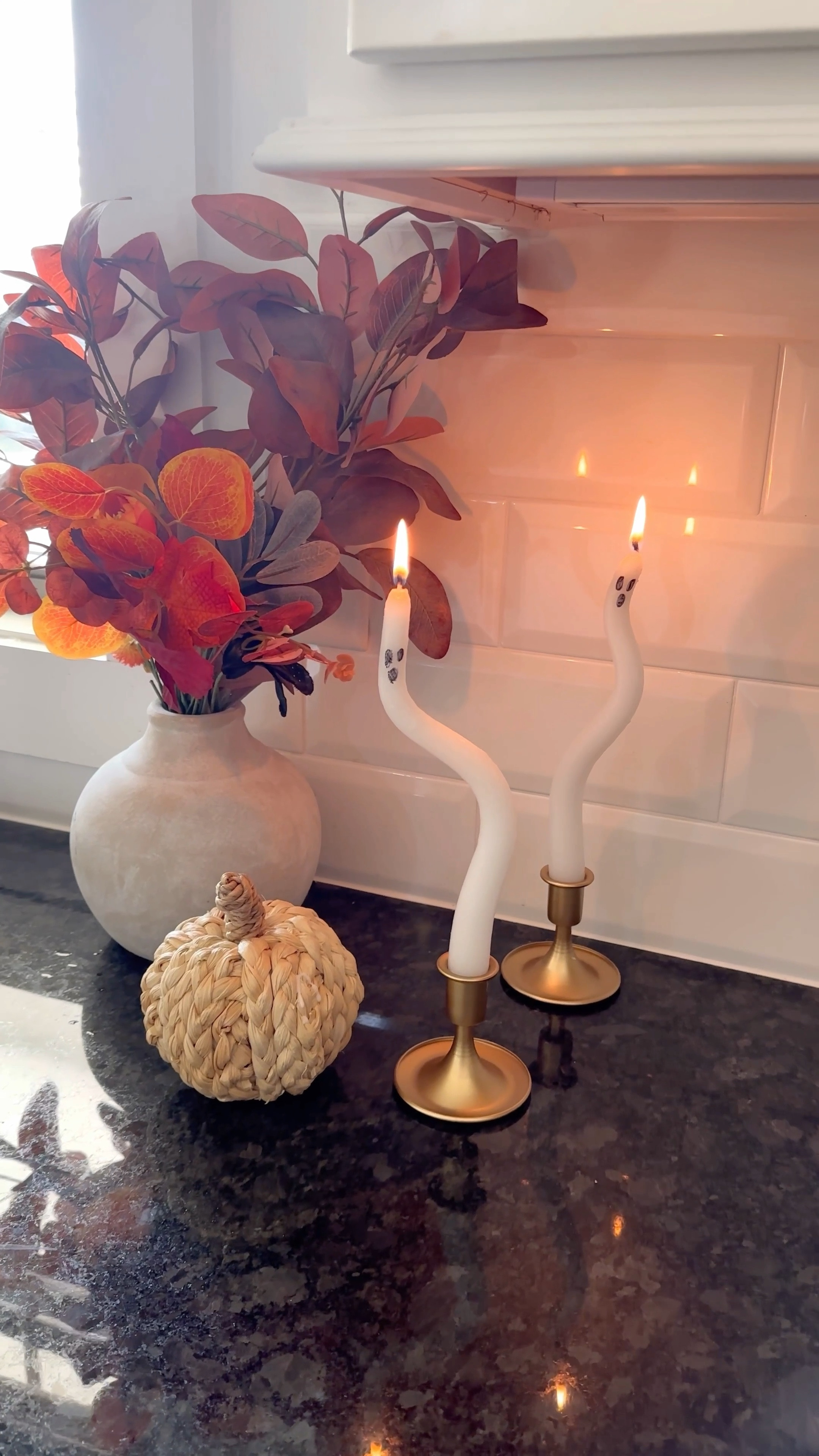 Amazon ghost candles. 

#LTKSeasonal #LTKHome