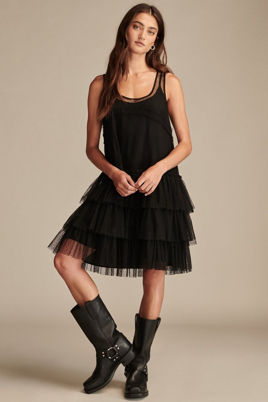 TULLE PARTY MINI DRESS | Lucky Brand