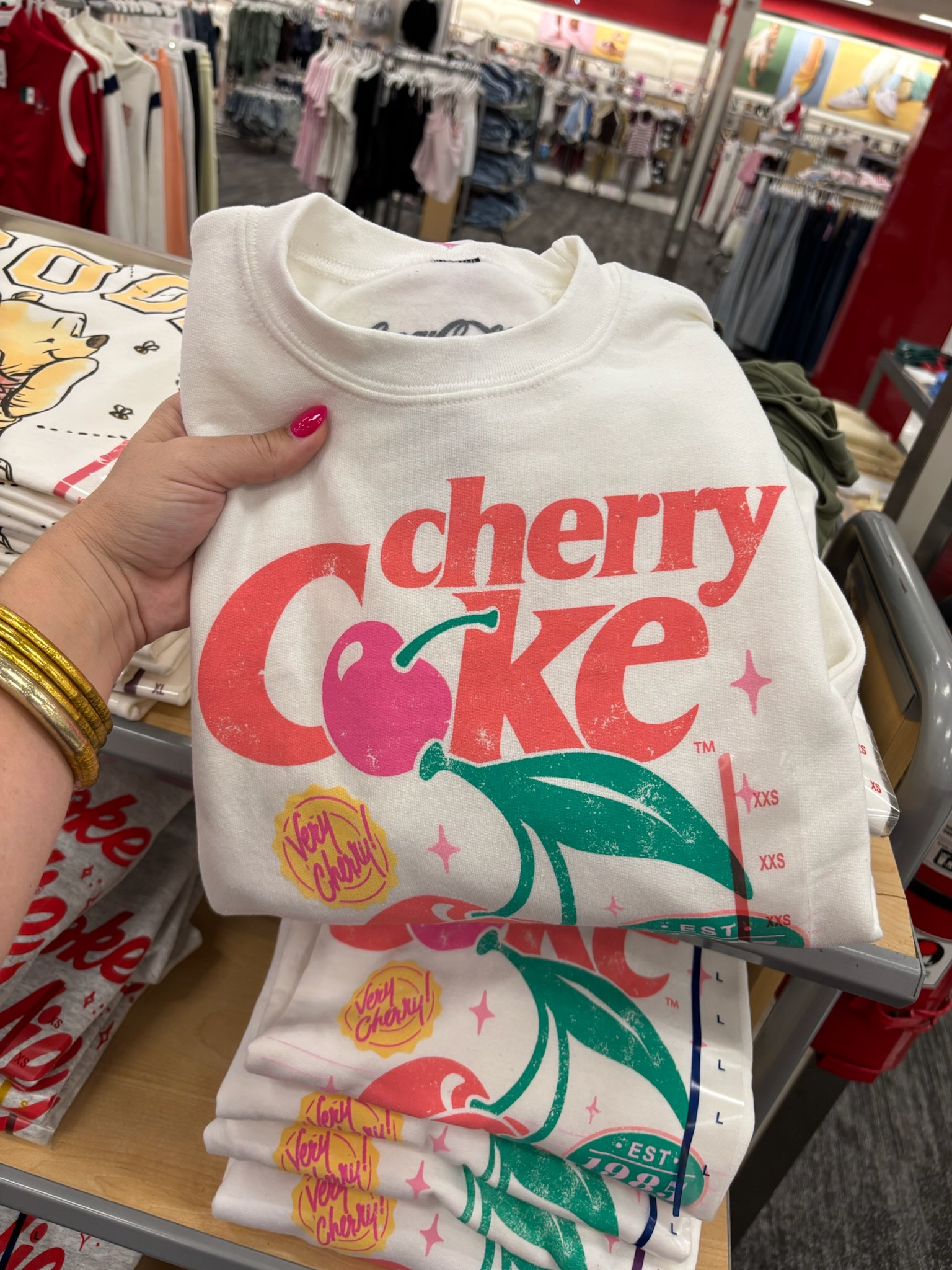 LOVING the Cherry Coke sweatshirt! 🍒🥤Such a cute graphic find for casual summer days, errands, or throwing on with denim shorts!

Spring summer, vacation, travel, @Target

#LTKootd #LTKSeasonal #LTKMidsize