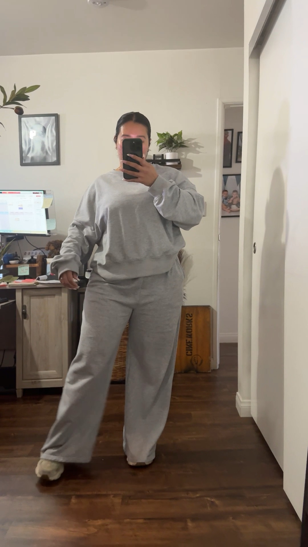 Super easy casual outfit I’m wearing as a wfh midsize mom.

This matching set is so light weight and comfortable, along with tummy friendly too. 

Size - large / runs big/ super comfortable and tummy friendly 

Casual outfit 
Midsize outfit 
Midsize fashion
Curvy fashion 
Mom outfit idea 
WFH outfit 
Travel outfit 
Airport outfit 
Sports mom outfit 



#LTKmomlife #LTKMidsize #LTKootd