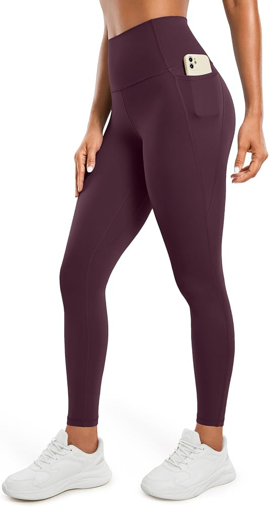 CRZ YOGA Butterluxe Workout Leggings Pockets 28'' - High Waisted Gym Womens Yoga Pants Running Bu... | Amazon (US)