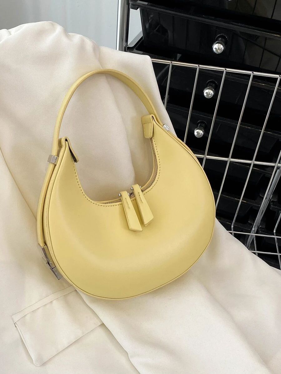 Minimalist Top Handle Hobo Bag | SHEIN