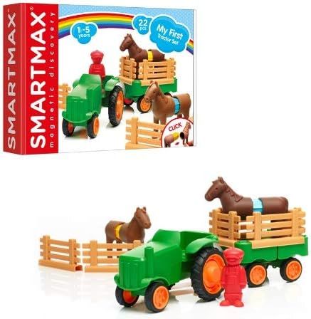 SmartMax My First Farm Tractor STEM Magnetic Discovery Play Set with Moving Tractor for Ages 1-5 | Amazon (US)