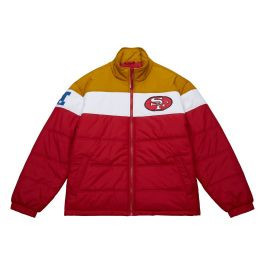In The Clutch Puffer Jacket Vintage Logo San Francisco 49ers | Mitchell & Ness