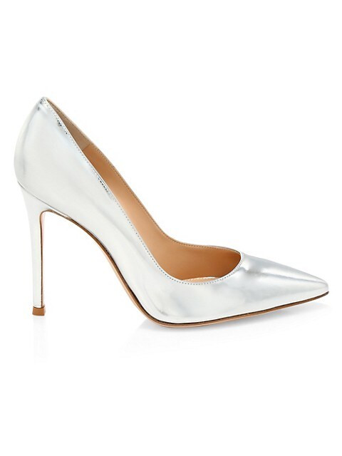 Gianvito Metallic Leather Pumps | Saks Fifth Avenue