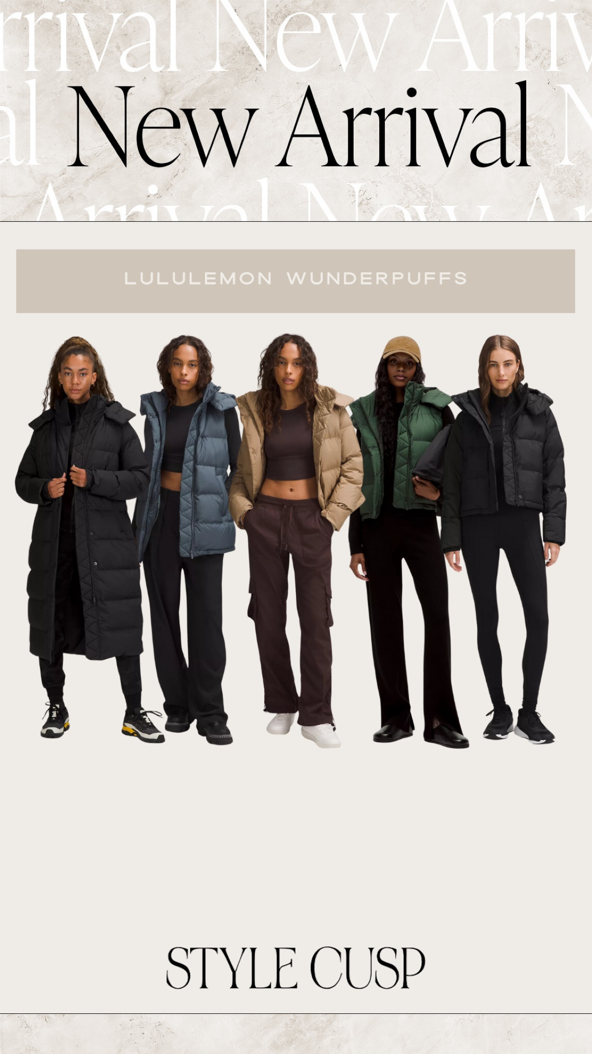 New Arrivals | Lululemon Wunderpuffs

Christmas gift for her, winter coat, best athleisure coat, workout, fitness, mountains travel packing list, Colorado packing, northeast travel, hiking travel, birthday gift for her 


#LTKSeasonal #LTKStyleTip #LTKActive
