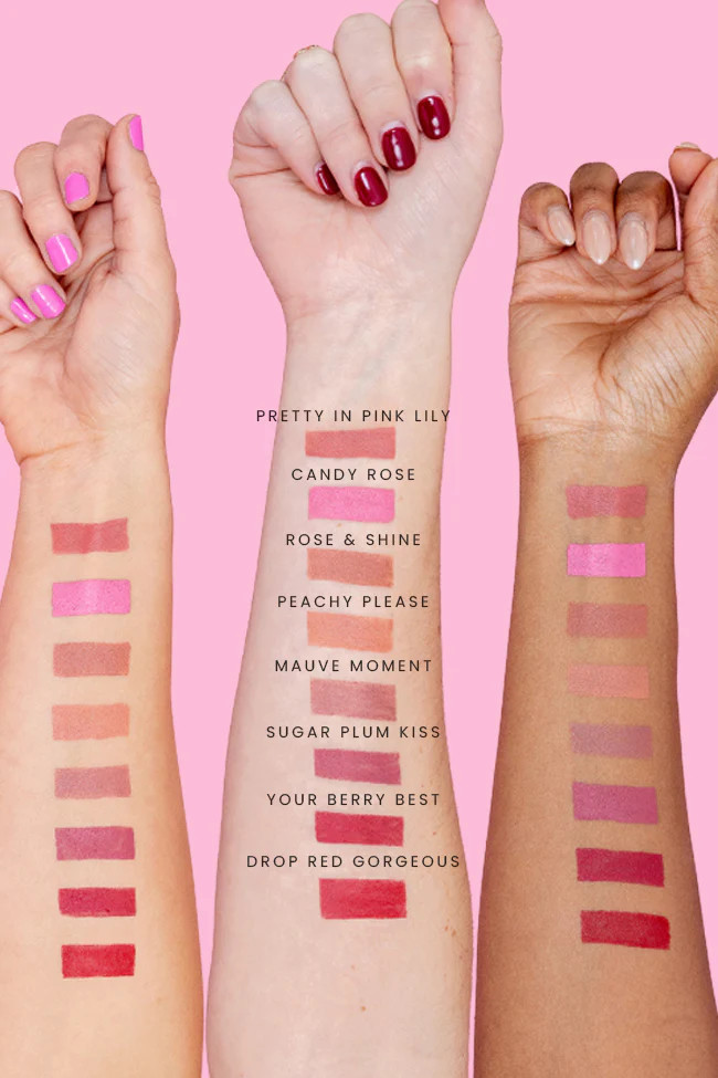 Pink Lily Beauty Double Bloom Dual Lipstick and Lip Liner - Sugar Plum Kiss | Pink Lily