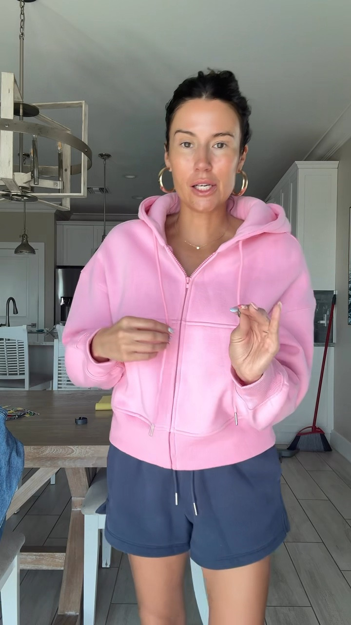 Love this pink zip up hoodie! Aritzia look for less from Amazon!

@abercrombie shorts 

Spring outfit, Vacation outfit 

#LTKdayinmylife #LTKspring #LTKootd