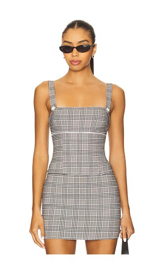 Marianne Corset Top in Plaid Multi | Revolve Clothing (Global)
