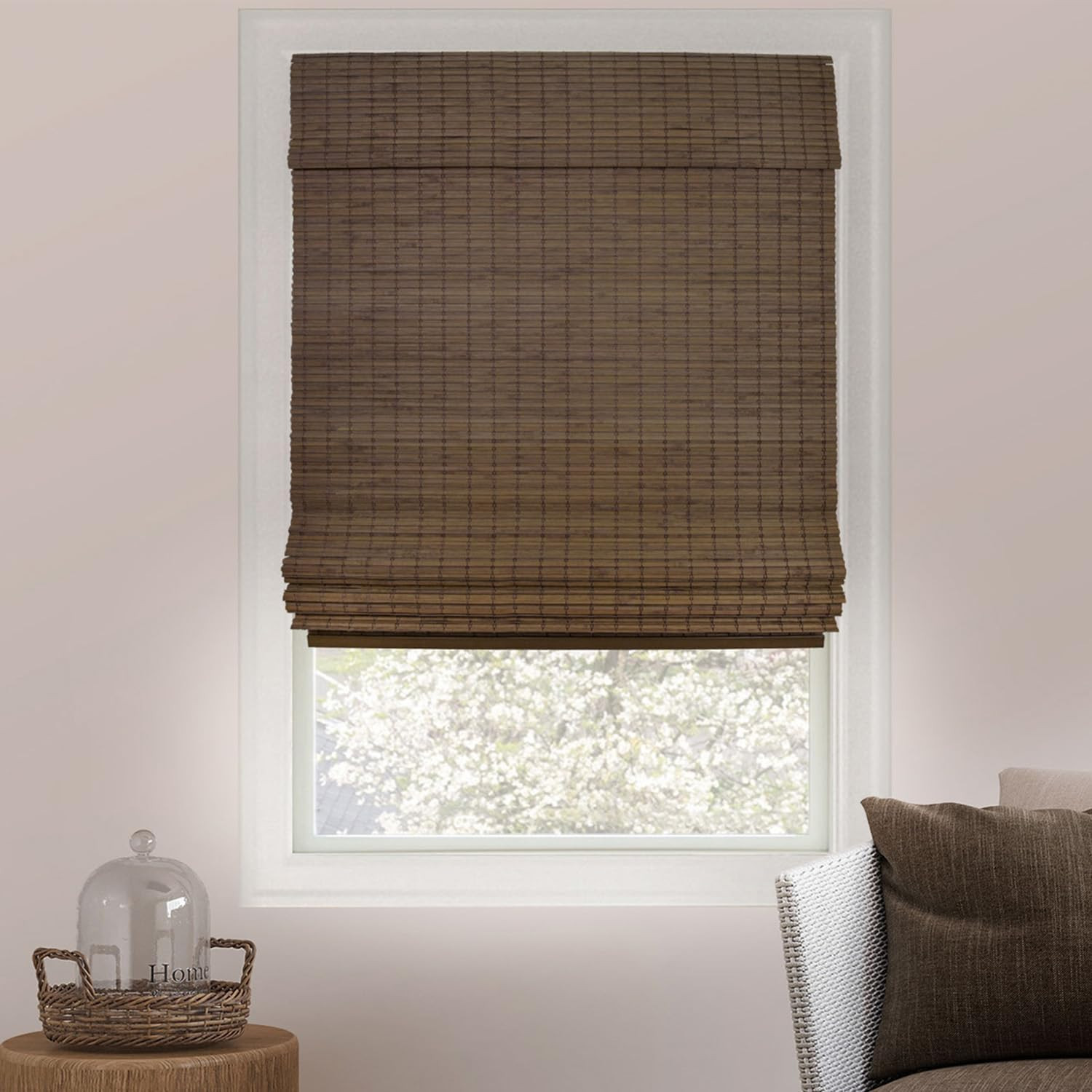 CHICOLOGY Bamboo Roman Shades - Customer Favorite Blackout Blinds for Windows, Premium Quality, I... | Amazon (US)