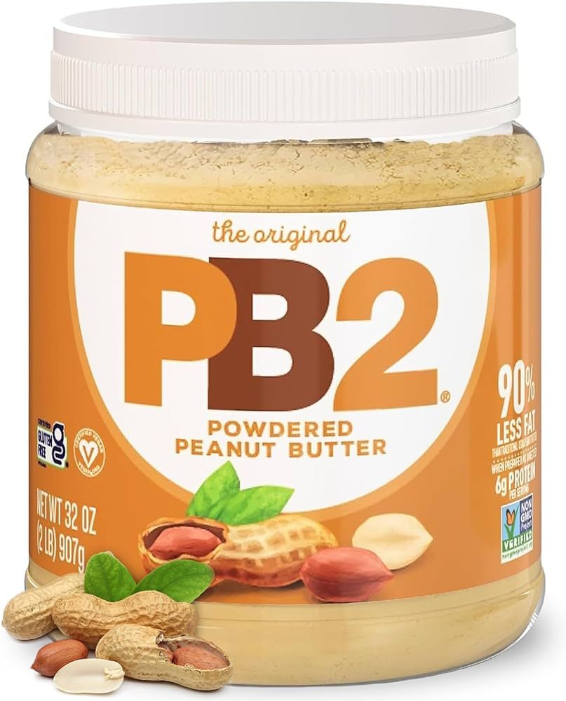 PB2 Original Powdered Peanut Butter - 6g of Protein, 90% Less Fat, Certified Gluten Free, Only 60... | Amazon (US)